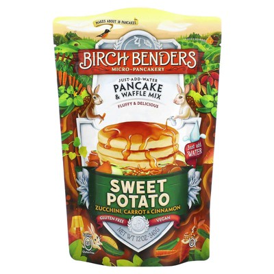 Birch Benders, Pancake & Waffle Mix, Sweet Potato, 12 oz