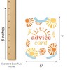 Big Dot of Happiness Here Comes The Son Baby Shower Advice Cards Game, Boy Boho Baby Shower Wish Card Activities - Set of 20 - 4 of 4