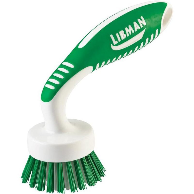 Libman 2 in. W Hard Bristle 4 in. Plastic/Rubber Handle Kitchen Brush, 1 of 5