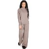 Memoi Women's Turtleneck Sweater and Knit Pants Lounge Set - 2 of 4