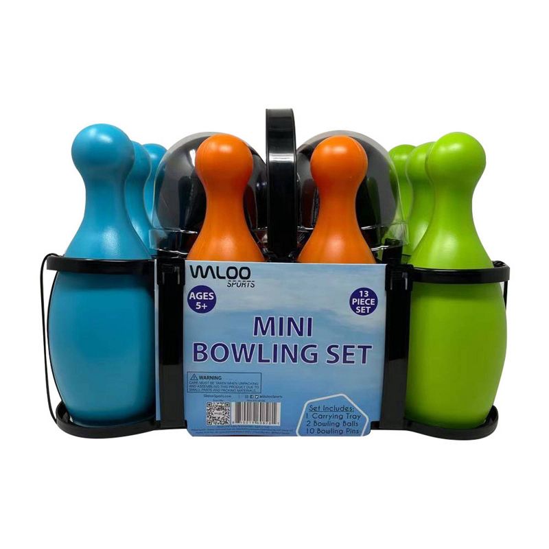 Waloo Sports Mini Bowling Set - 13pc, 1 of 4