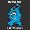 Men's Sesame Street Me Only Here for the Cookies T-Shirt - 2 of 4