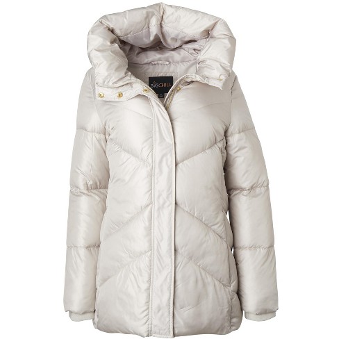 Womens jackets with big fur clearance hoods