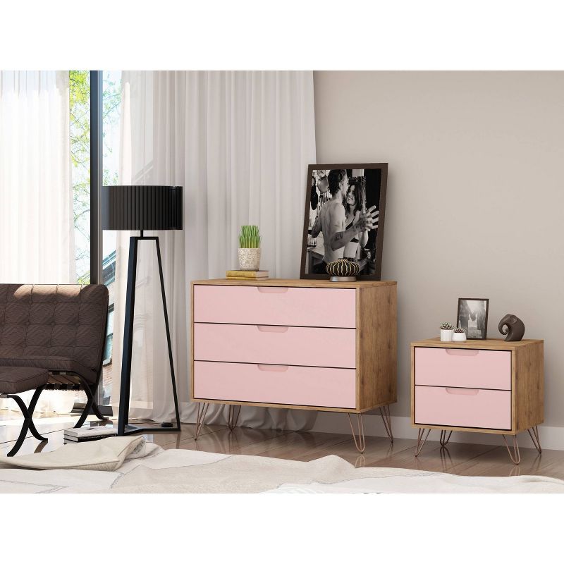 Rockefeller Dresser and Nightstand Set - Manhattan Comfort	, 3 of 12
