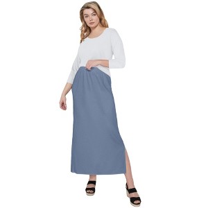 ellos Knit Maxi Skirt - 1 of 3