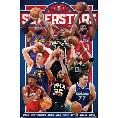 Trends International Nba League - Superstars 23 Framed Wall Poster ...