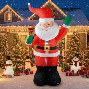 Paaaawaters 6 FT Christmas Inflatables Santa Claus with Gifts Bag, Christmas Inflatables Outdoor Decorations - 1 of 4