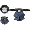 INSPIRE CHIC Women's Rhinestone Brooch Tie Pre-tied Ribbon Ties for Elegant Party - 3 of 4