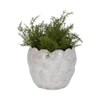 Flower Pot Planter for Home Decor - Elegant Ceramic Plant Pot for Indoor or Outdoor - Decorative Planter for any Room, Garden, or Patio Decor - White - 3 of 4