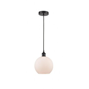 Athens - 1 Light Cord Hung Mini Pendant In Industrial Style-10.75 Inches Tall and 8 Inches Wide - 1 of 1