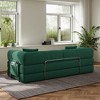 Kumasinova 78.8" Modular Pudding Block Sofa,Floor Sofa Bed with Removable Backrest,Washable Corduroy Cover,Compression Sofa for Living Room,Bedroom - 4 of 4