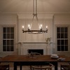 Kichler Lighting Taulbee 6 - Light Chandelier in  Weathered Zinc - 3 of 4