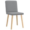 vidaXL Dining Chair Set of 2 Light Grey - 3 of 4