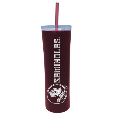 NCAA Florida State Seminoles 18oz Stainless Steel Skinny Tumbler