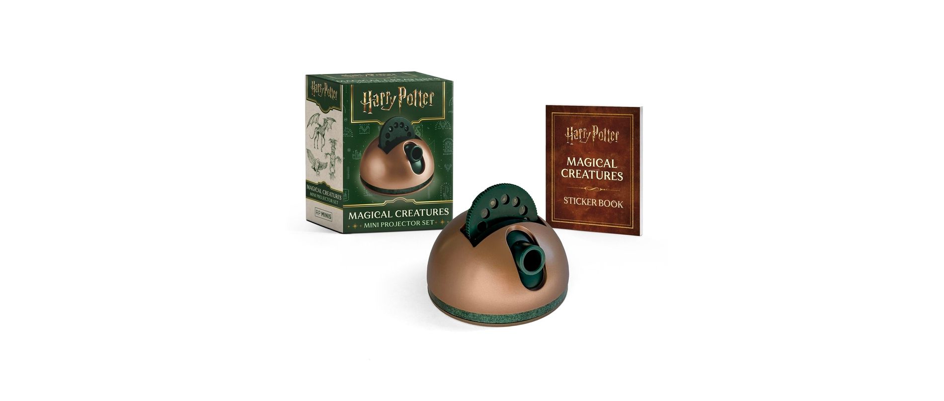 Harry Potter: Magical Creatures Mini Projector Set - (Rp Minis) by  Running Press (Paperback)