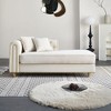 84.65" Chesterfield Velvet Sofa and Gold Trim Tufted Couch with Pocket Spring Cushions, 750lb Capacity Solid Pine Frame - 2 of 4