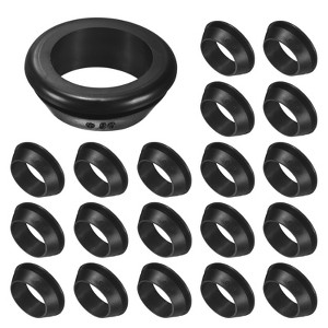 Unique Bargains Rubber Corrosion-Resistant Snap-in Locking Hole Plugs Black - 1 of 4