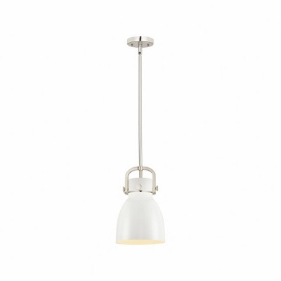 Newton Bell - 1 Light Pendant In Industrial Style-11.75 Inches Tall and 8 Inches Wide