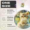 Unidragon Kitty Bubblezz Round 30 Piece Wooden Jigsaw Puzzle - 2 of 4