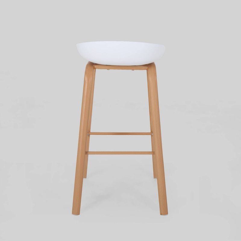 Set of 2 Commodore Modern Barstool - Christopher Knight Home, 6 of 9