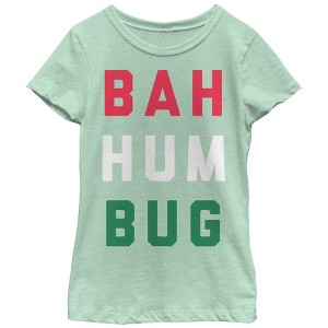 Girl's Lost Gods Christmas Bah Humbug T-Shirt - 1 of 3