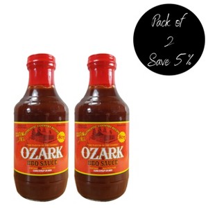 Brenmar 19 oz Ozark Hot BBQ Sauce- Pack of 2 - 1 of 4