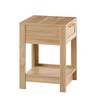 NicBex 15.75" Rattan Nightstand with 1 Drawer and Open Storage Bedside Table End Table for Living Room, Bedroom - 3 of 4