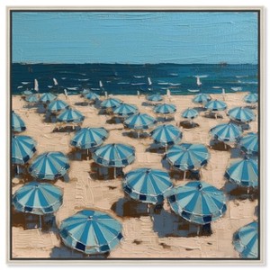 Art Remedy Italian Beach Colorful Coastal Wall Art Framed - 1 of 4