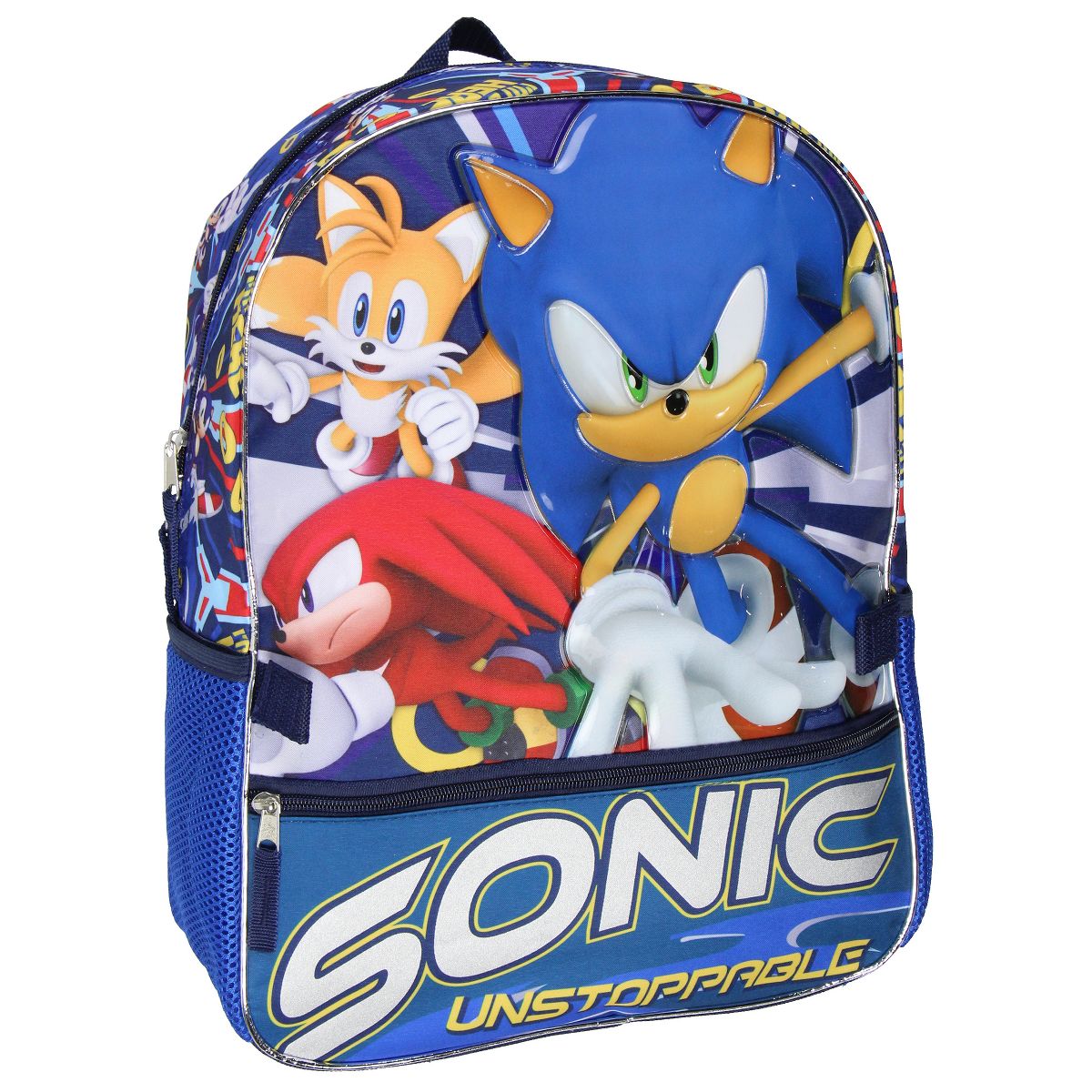 Sonic The Hedgehog School Travel Backpack 2 Piece Set With Detachable Lunch Box - thumbnail 3