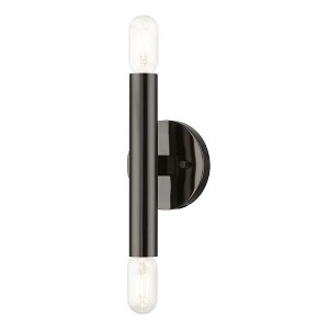 Livex Lighting Copenhagen 2 - Light Wall Light in  Black Chrome - 1 of 3