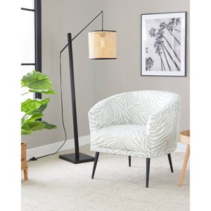 LumiSource Arturo Contemporary Floor Lamp: Adjustable, UL Listed, 60W, Push Button Switch - 1 of 4