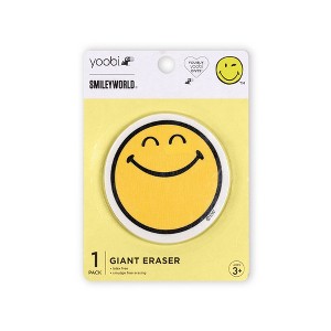 Yoobi SmileyWorld Eraser Giant Yellow Smiley - 1 of 2