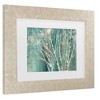 Trademark Fine Art - Julia Purinton Blue Birch Matted Framed Art - 3 of 4