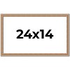 PosterPalooza | Deco Brown Picture Frame - UV Acrylic, Backing Board, Hanging Hardware Included - 2 of 4