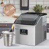 Costway Stainless Steel Ice Maker Machine Countertop 48Lbs/24H Self-Clean with LCD Display - image 2 of 4