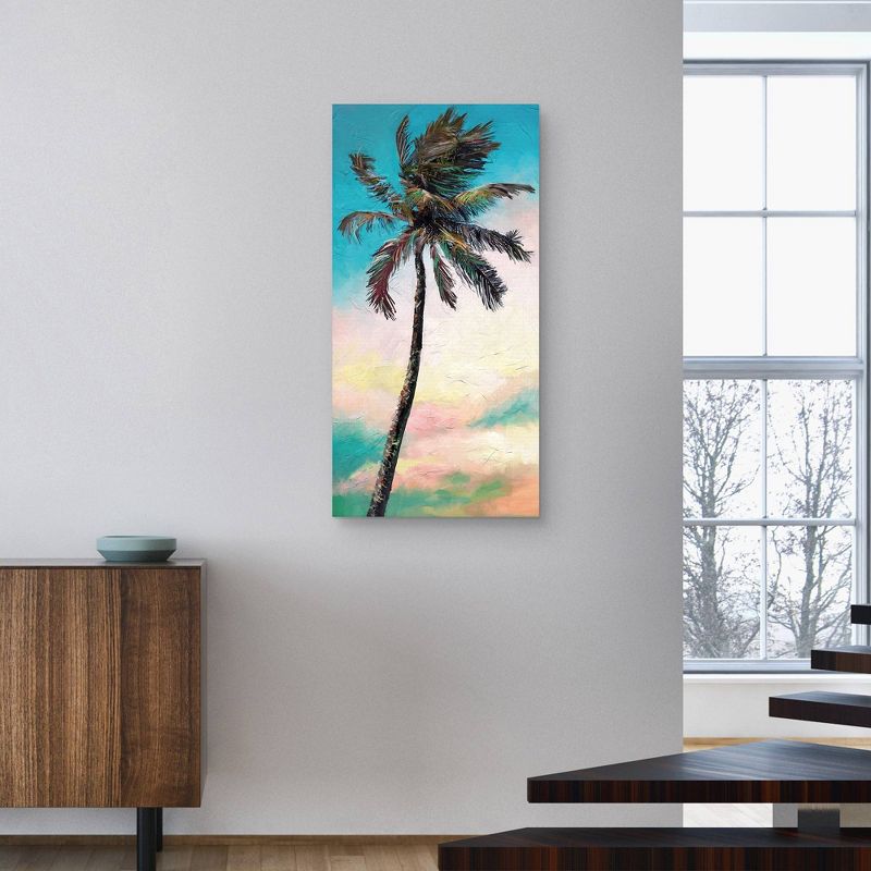 17&#34;x34&#34; Popsicle Palm Unframed Wall Canvas - Studio Arts Masterpiece, Gallery-Wrapped, Vivid Colors, Ready-to-Hang, Modern Decor Artwork, 3 of 6
