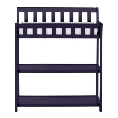 Navy Pinewood 2-in-1 Changing Table with Safety Strap