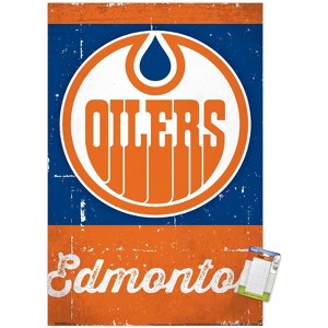 Trends International NHL Edmonton Oilers - Retro Logo 13 Unframed Wall Poster Prints - 1 of 4