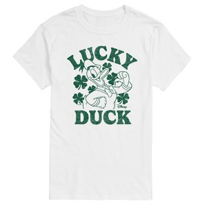 Men's - Disney - Donald Duck St. Patrick's Day Lucky Short Sleeve Graphic T-Shirt - 1 of 4