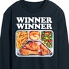 Men's - Instant Message - Winner Winner Chicken Dinner Long Sleeve Graphic T-Shirt - 2 of 4