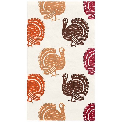 20ct Thanksgiving Turkey Toss Guest Towel - Spritz™