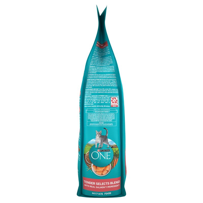 Purina ONE Tender Selects Natural Dry Cat Food with Real Salmon & Fish, 6 of 10