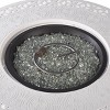 44" Round Aluminum 55000 BTUs Propane Fire Pit Table with Two Covers - Oakland Living
 - 4 of 4