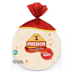 Mission 6" Flour Tortillas - 23oz/20ct