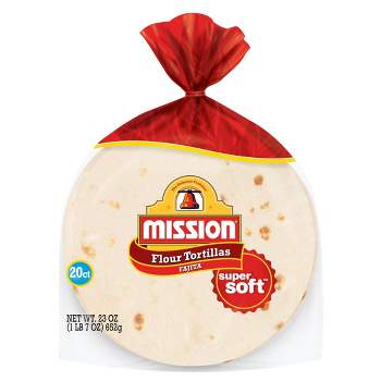 Mission Fajita Flour Tortillas - 23oz/20ct