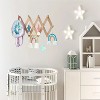 LunaLulinlk Expandable Accordion Style Mounted Wooden Wall Rack 13 Hooks Versatile Coat Hangers Natural Beech Wood Pegs - 4 of 4