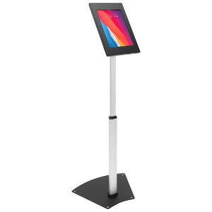 Mount-It! Adjustable Locking Anti-Theft Tablet Kiosk Floor Stand Compatible w/ iPad 10, 9, 8, iPad Pro 11, 10.5, iPad Air 10.5 | For Business & Reta - 1 of 4