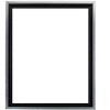 Creative Mark Illusions Floater Frame for 3/4 Inch Depth Stretched Canvas - Black & Silver - 2 of 4