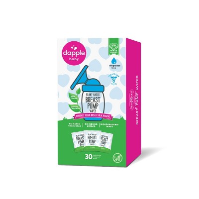 dapple® Baby Breast Pump Cleaner Wipes, Fragrance Free, 25 count