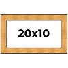PosterPalooza | Panoramic Embellished Gold Picture Frame - UV Acrylic, Foam Board Backing, Hanging Hardware - 2 of 4